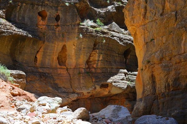 Red rocks of Kyzyl canyon, Boysun