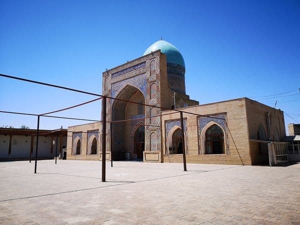 Kok-Gumbaz mosque with blue dome, Karshi