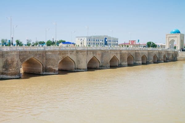 Amir Timur medieval bridge, Karshi