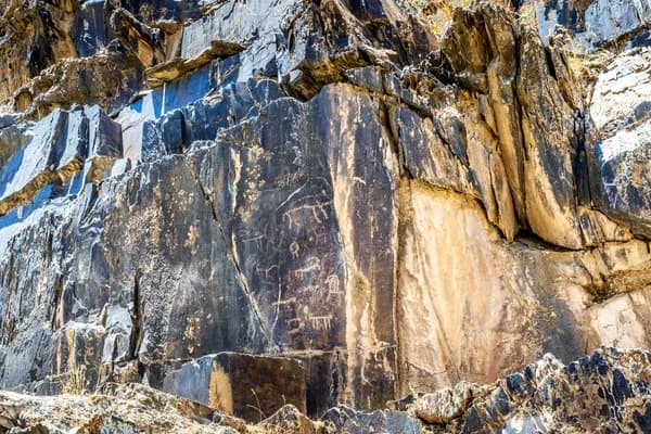 Petroglyphs of Sarmyshsay gorge