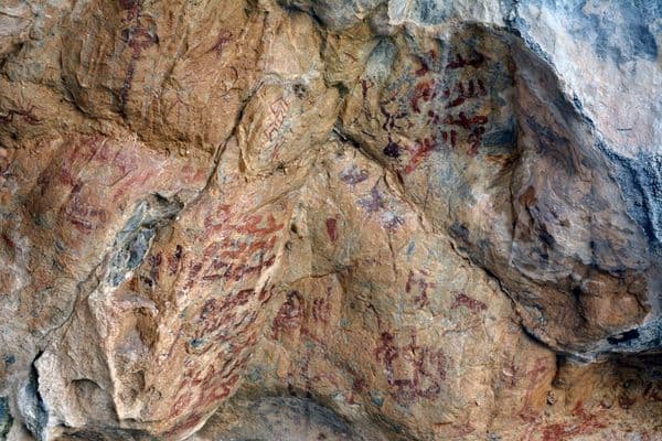 Zaraut-Say gorge rock paintings