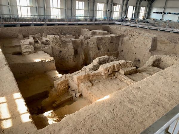 Aksikent archaeological park excavations